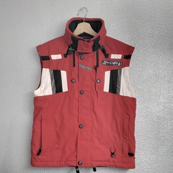 Spyder XT 2 in 1 Boy's Ski & Snowboard Jacket/Vest With Detachable Arms Size 14 - Picture 4 of 11